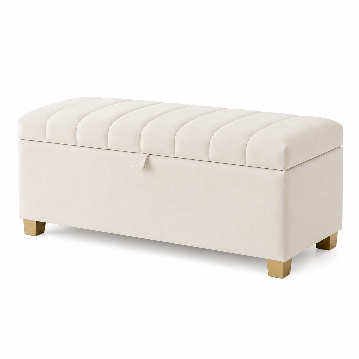 Frhheaina™ Modern Velvet Storage Ottoman Bench