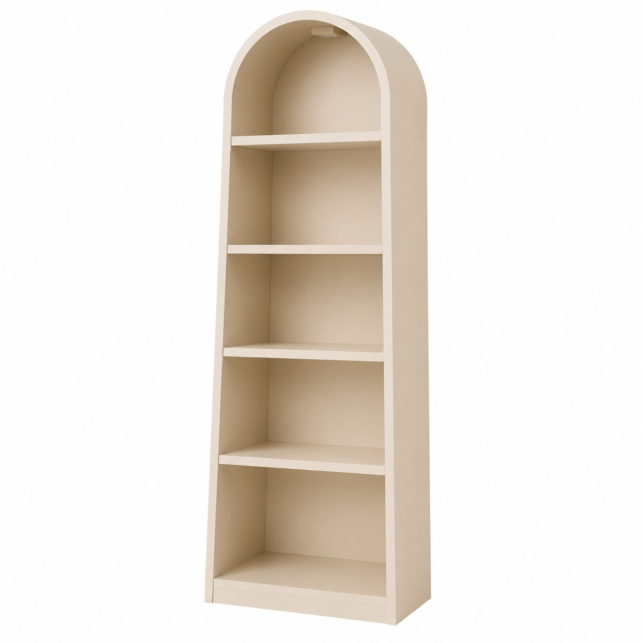 Frhheaina™ Modern Curved Bookshelf Display Cabinet